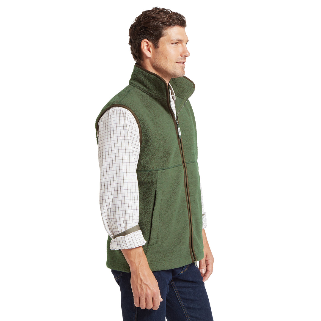 Schoffel Mens Oakham Retro Fleece Gilet