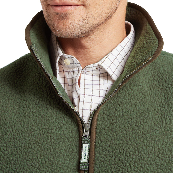 Schoffel Mens Oakham Retro Fleece Gilet