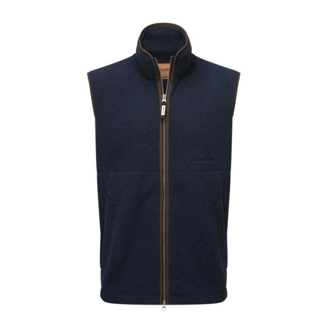 Schoffel Mens Oakham Retro Fleece Gilet