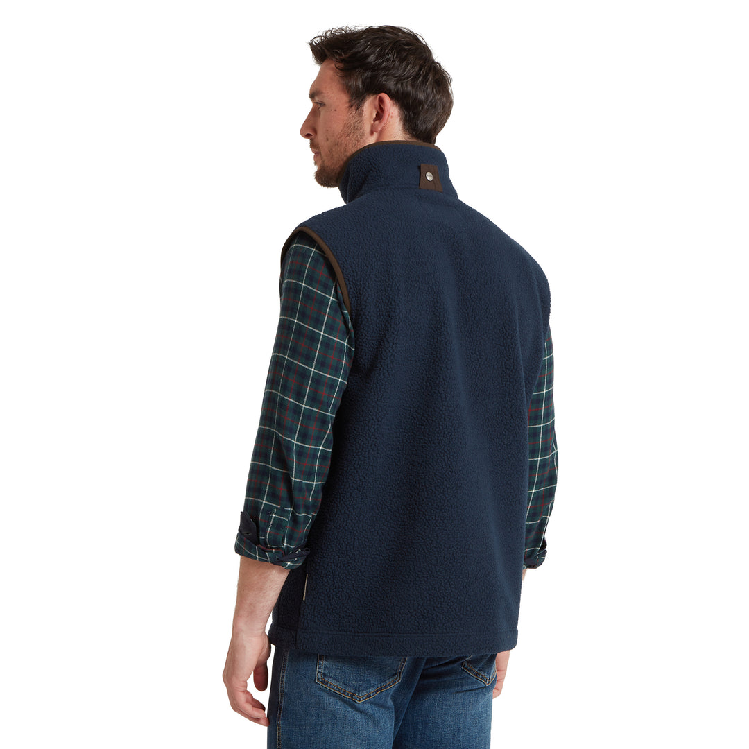 Schoffel Mens Oakham Retro Fleece Gilet