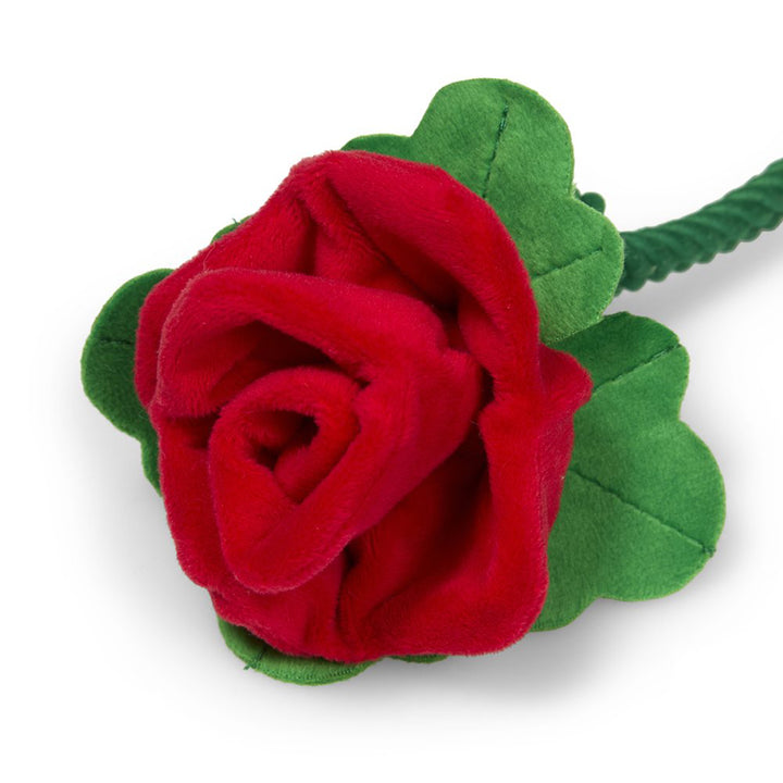 PetFace Buddies Scarlet Rose Plush & Rope Dog Toy