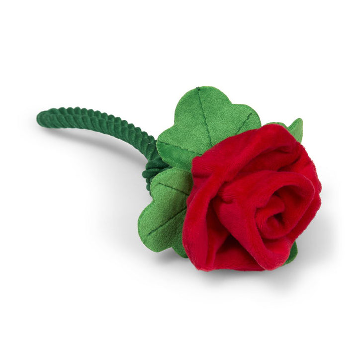 PetFace Buddies Scarlet Rose Plush & Rope Dog Toy