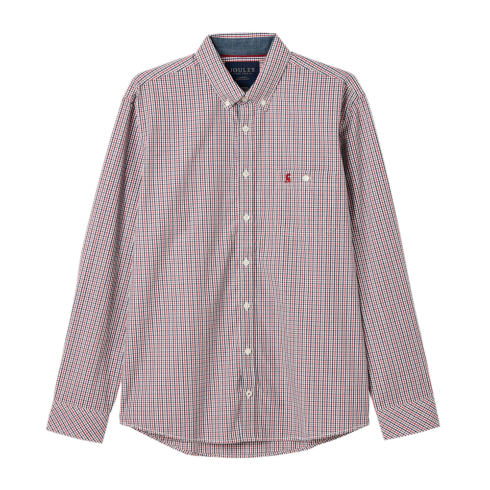 Joules Mens Abbott Long Sleeve Classic Poplin Shirt