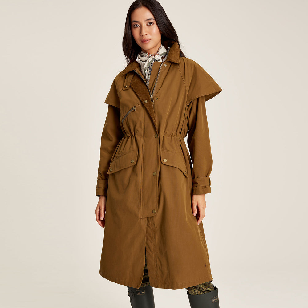Waxed Longline Hooded Coat