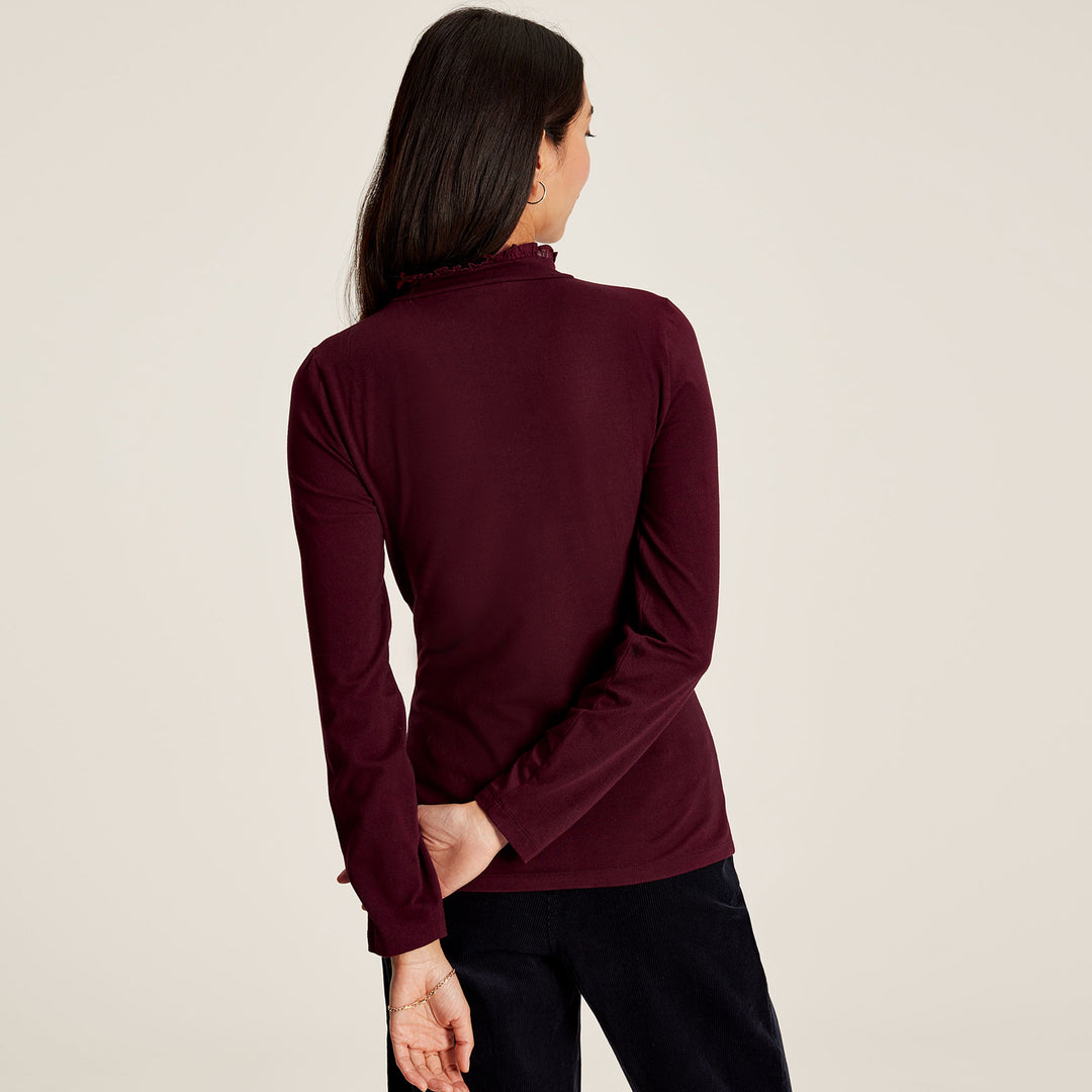 Joules Ladies Amy Roll Neck Jersey Top