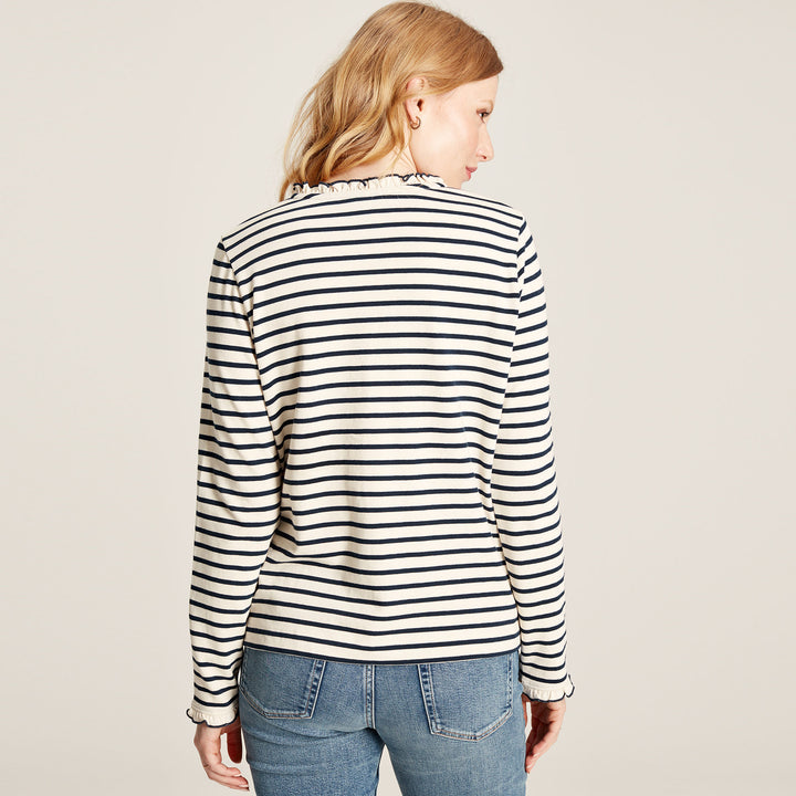 Joules Ladies Maeve Long Sleeve Buttoned Top