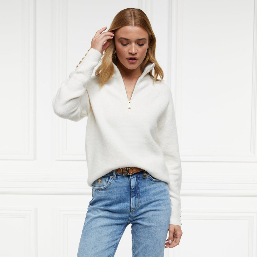 Holland Cooper Ladies Tori Half Zip Knit