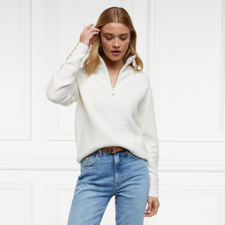 Holland Cooper Ladies Tori Half Zip Knit
