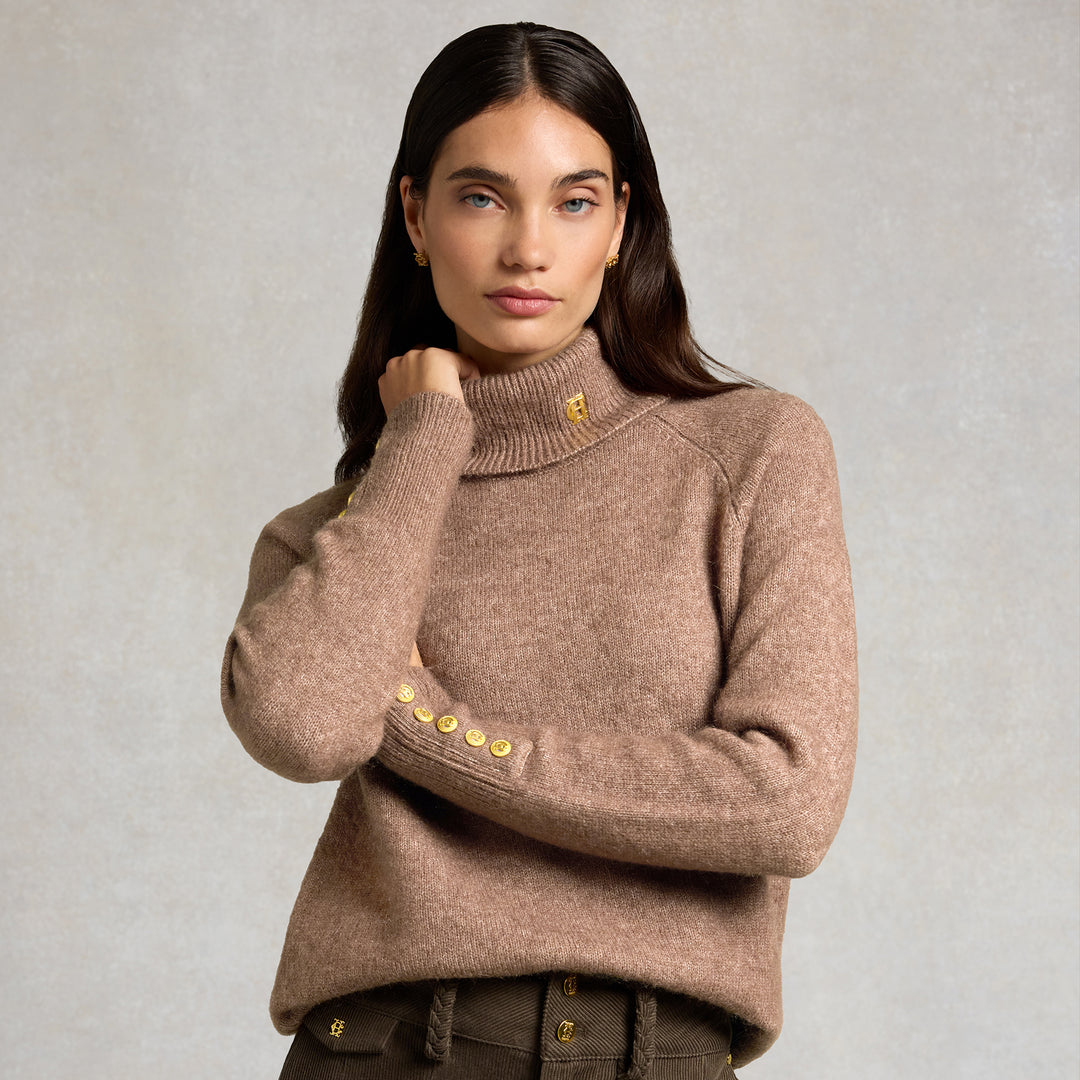 Holland Cooper Ladies Tori Roll Neck Knit