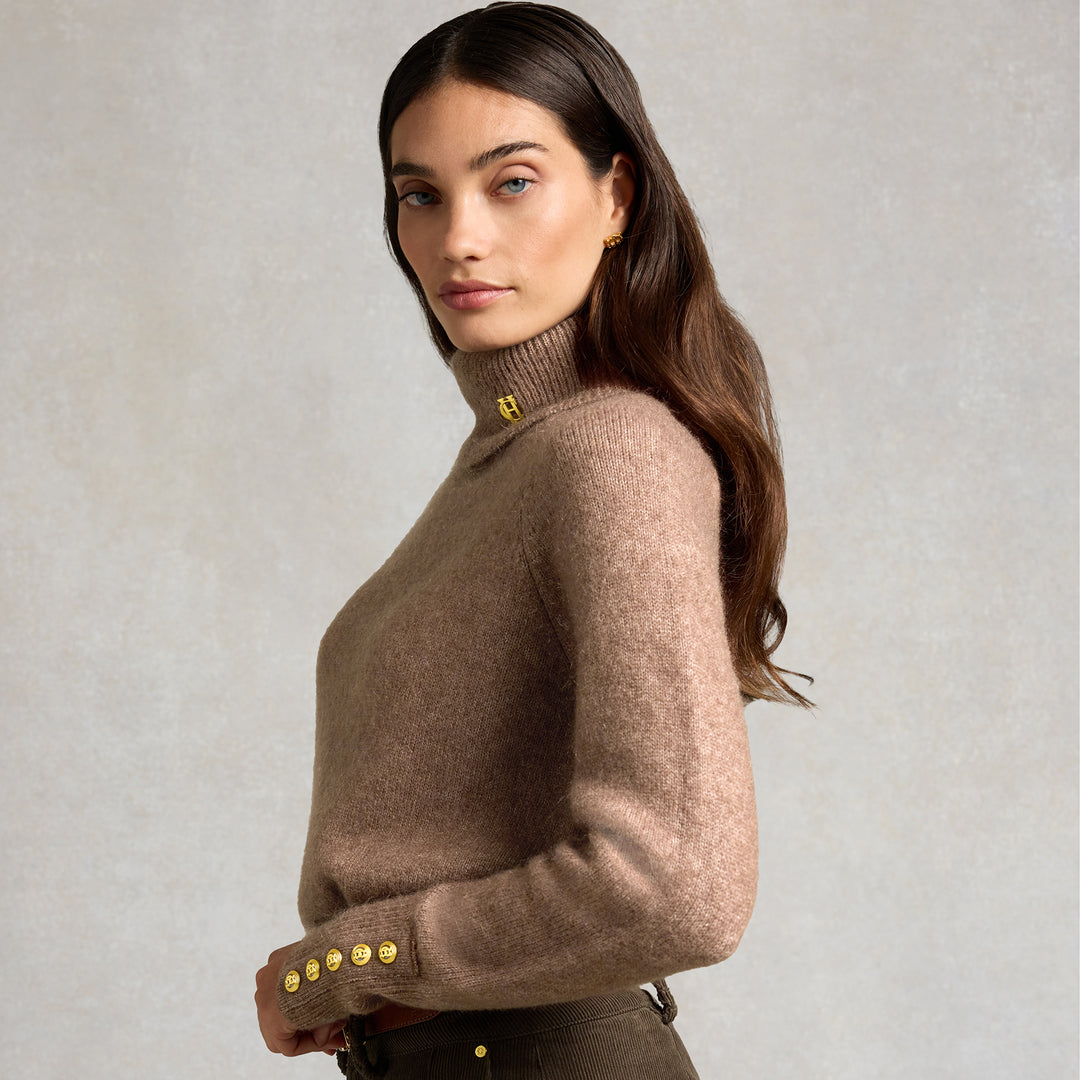 Holland Cooper Ladies Tori Roll Neck Knit