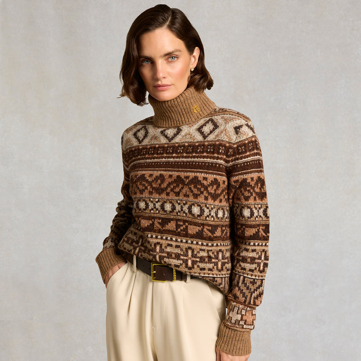 Holland Cooper Ladies Vostock Roll Neck Knit
