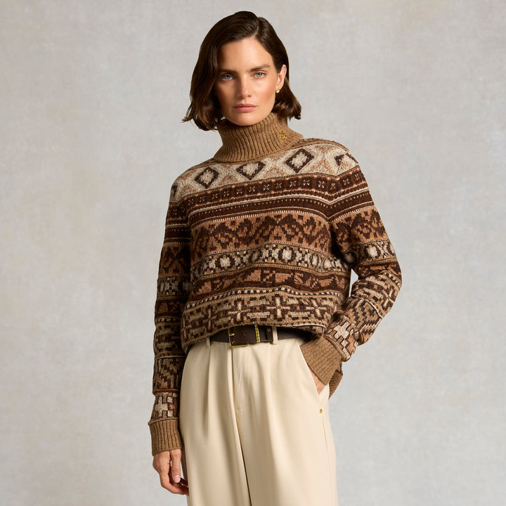 Holland Cooper Ladies Vostock Roll Neck Knit