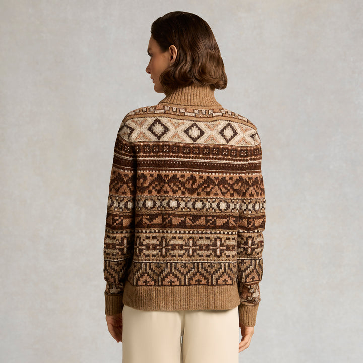 Holland Cooper Ladies Vostock Roll Neck Knit