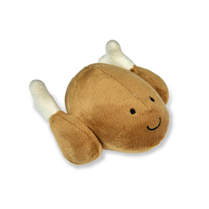 PetFace Foodie Faces Plush Roast Chicken Dog Toy