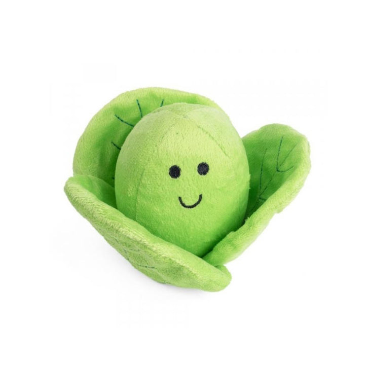 PetFace Foodie Faces Fluffy Sprout Plush Dog Toy