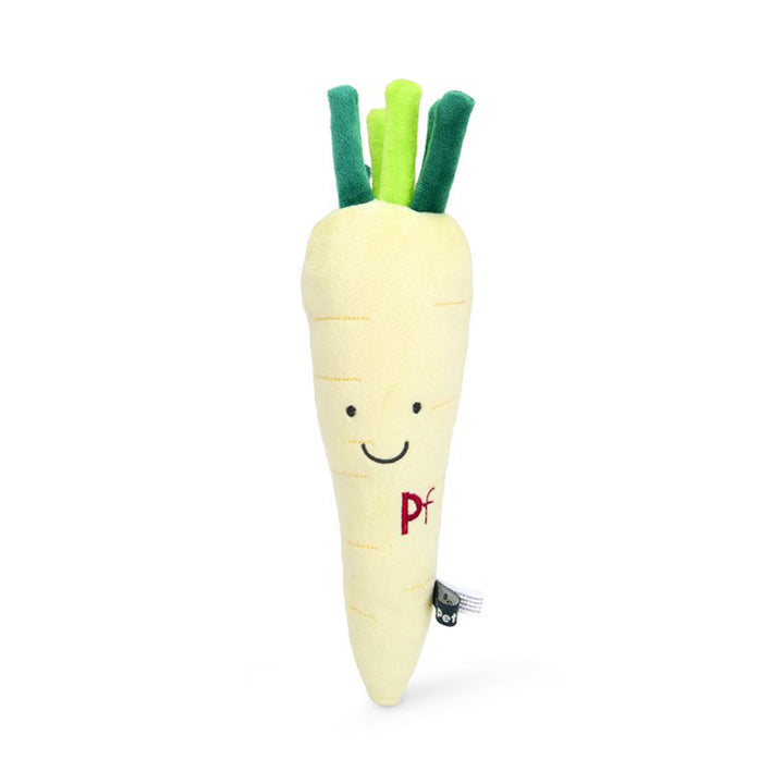 PetFace Foodie Faces Penelope Parsnip Plush Dog Toy