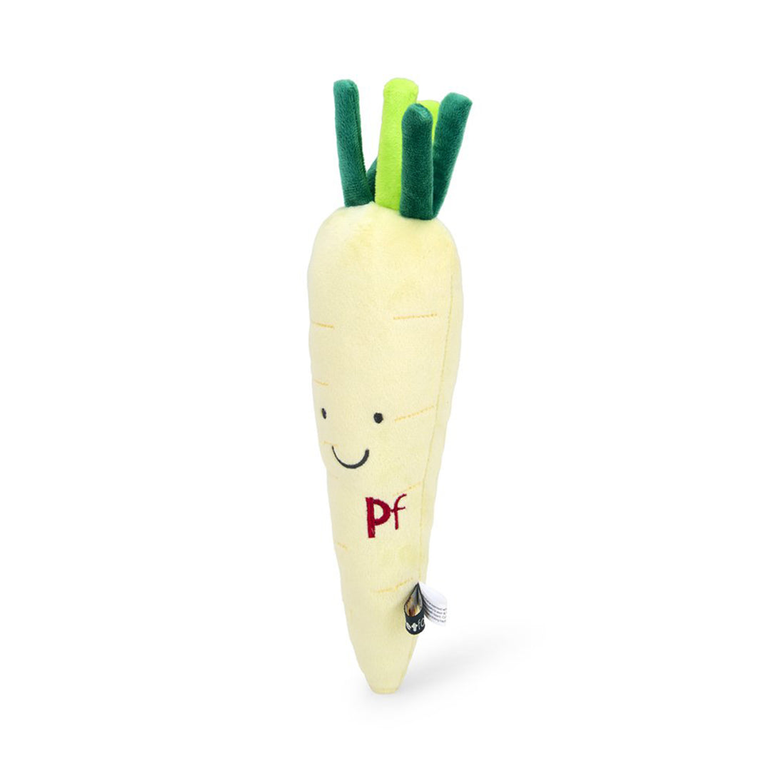 PetFace Foodie Faces Penelope Parsnip Plush Dog Toy