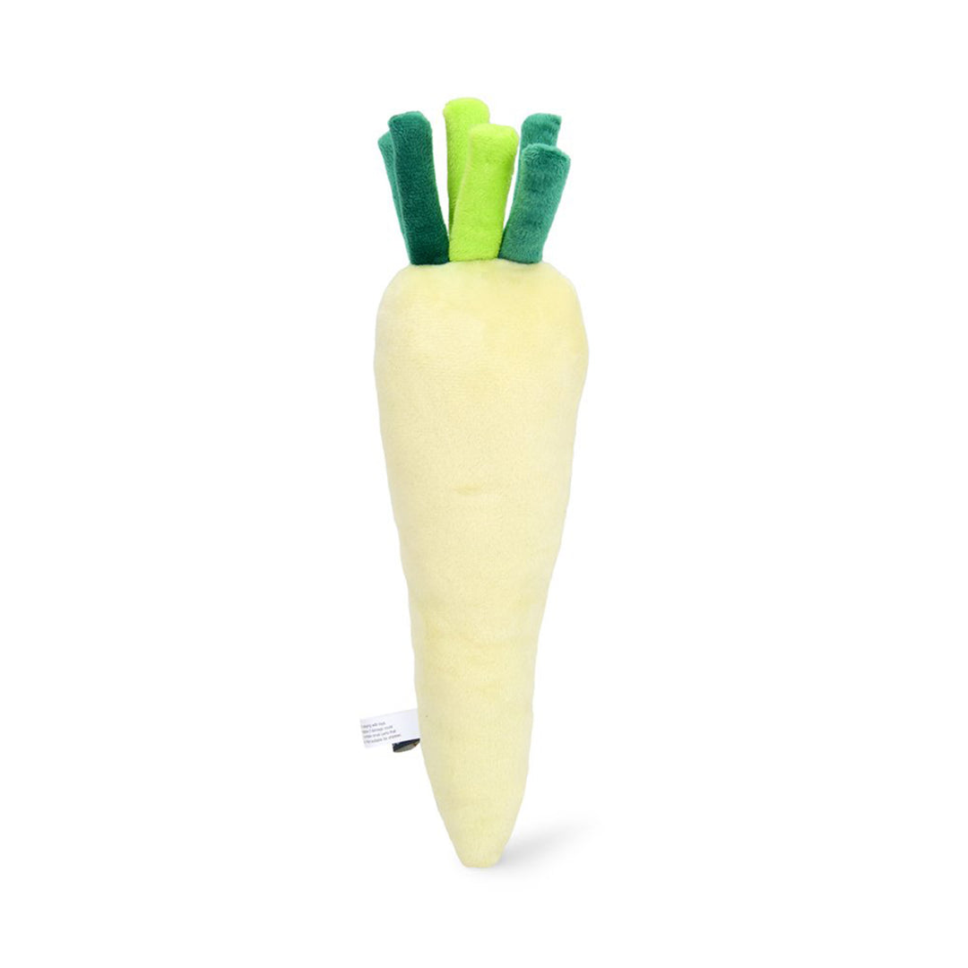PetFace Foodie Faces Penelope Parsnip Plush Dog Toy