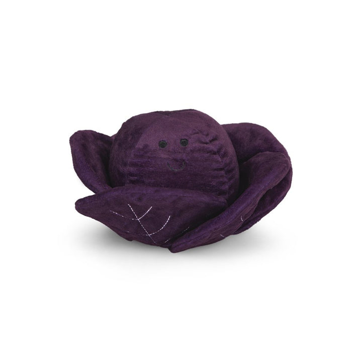 PetFace Foodie Faces Ruby Red Cabbage Plush Dog Toy