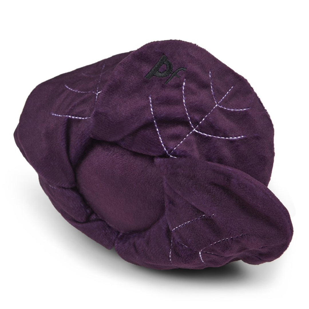 PetFace Foodie Faces Ruby Red Cabbage Plush Dog Toy