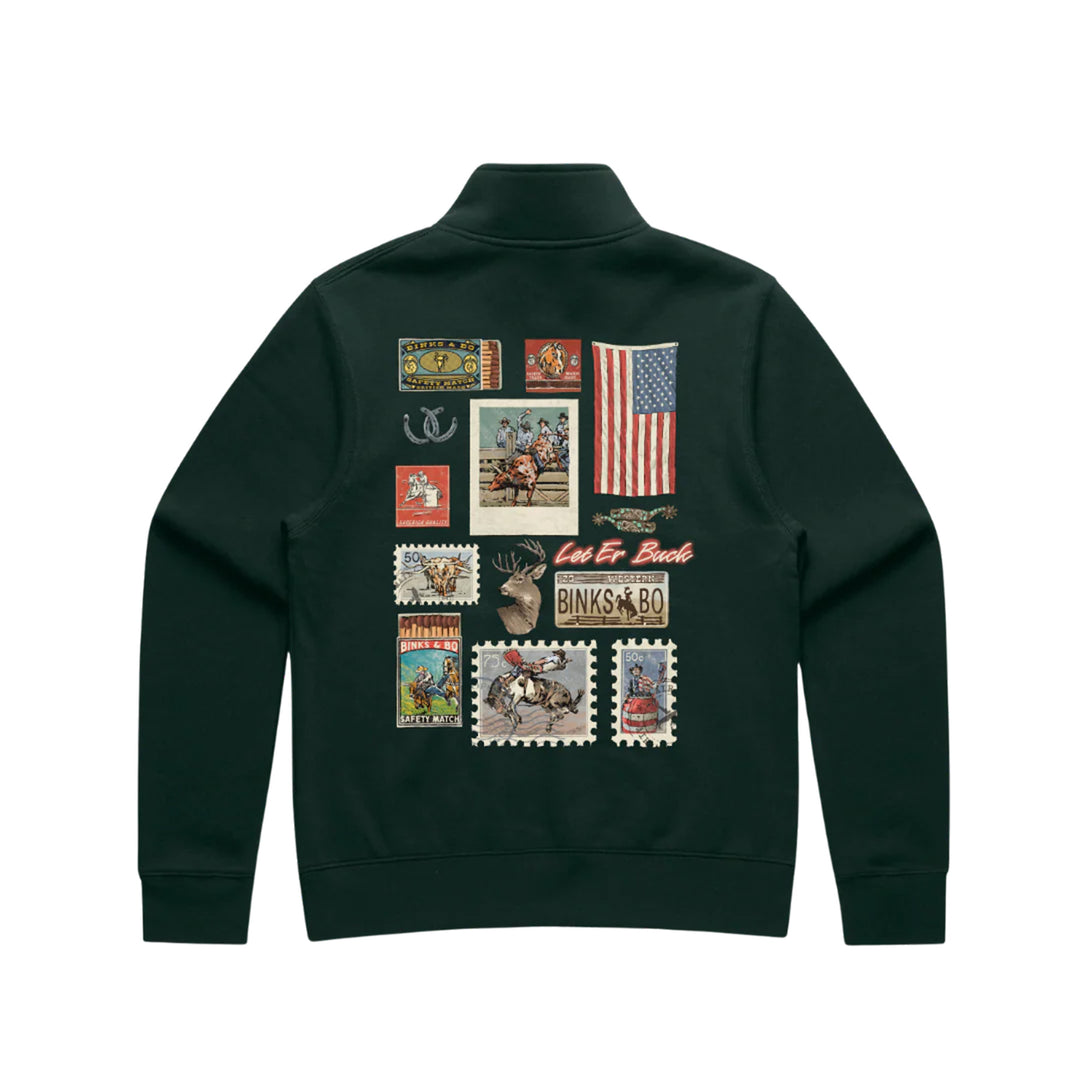 Binks & Boo Ladies Rodeo Heritage 1/4 Zip
