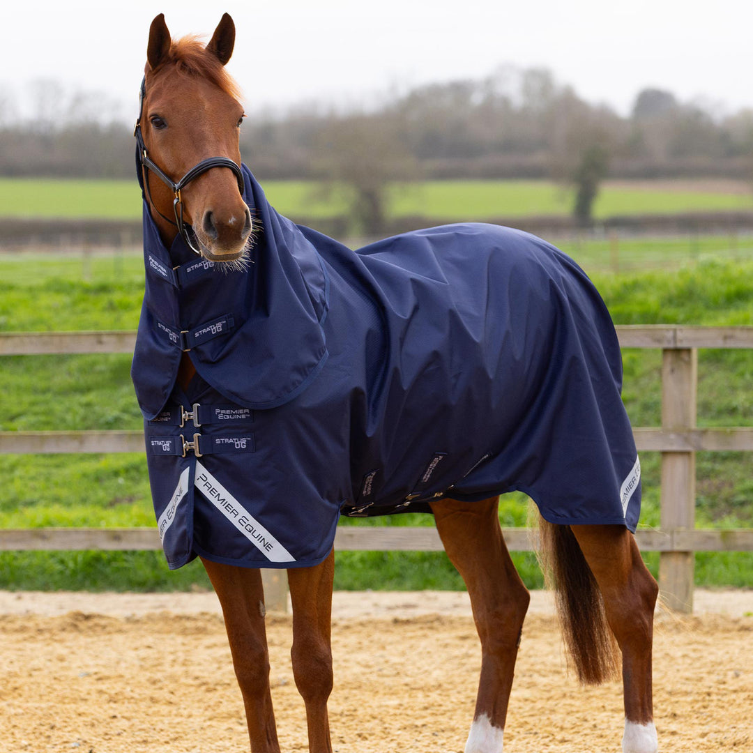 Premier Equine Stratus 600D Series 0g Turnout Rug with Classic Neck Cover