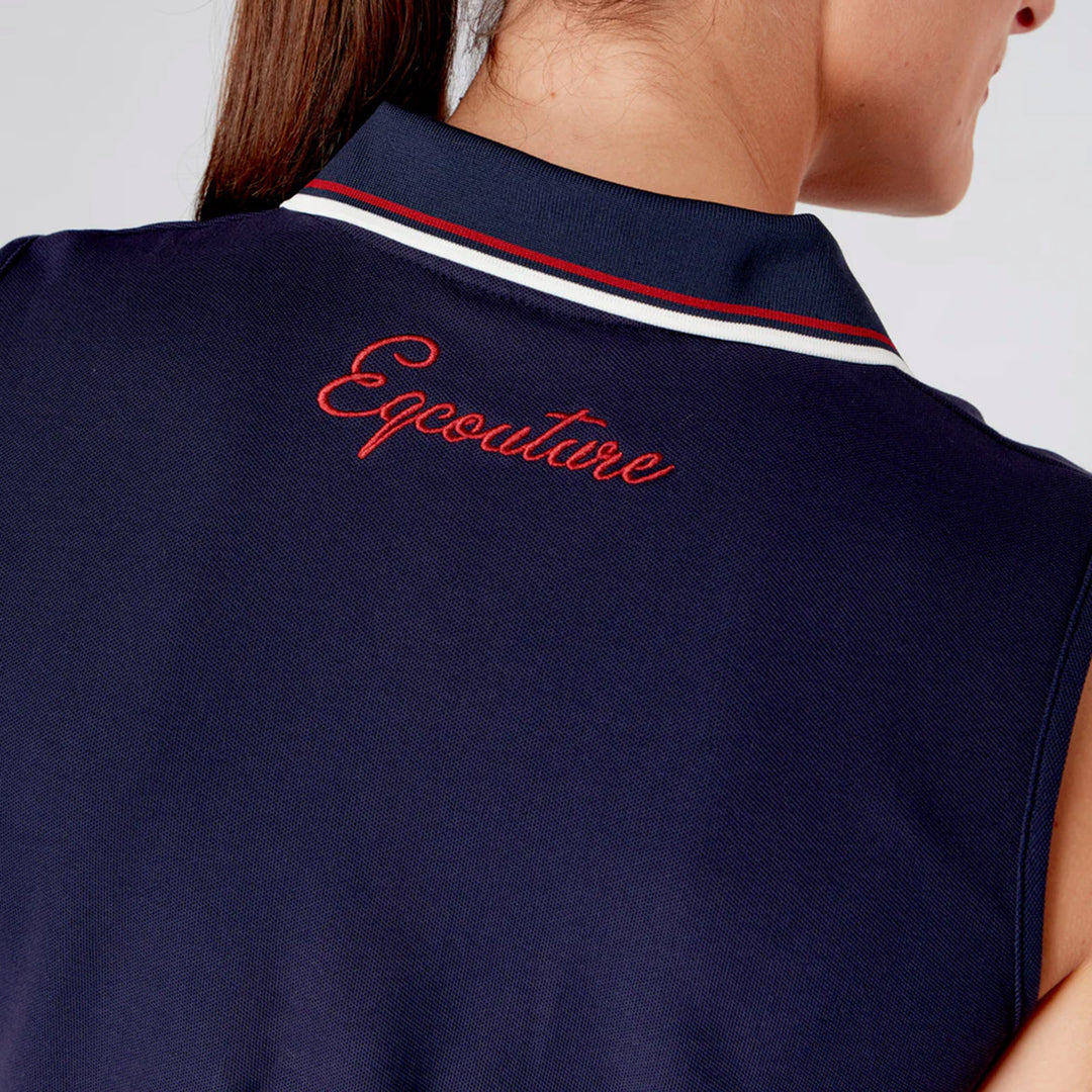 Eqcouture EQC TEAM Sleeveless Polo Shirt