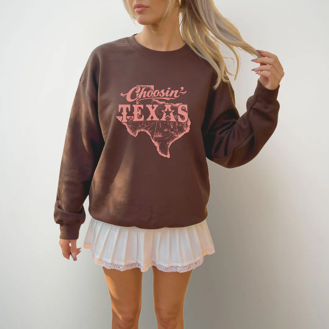 Binks & Boo Ladies Choosin' Texas Sweater