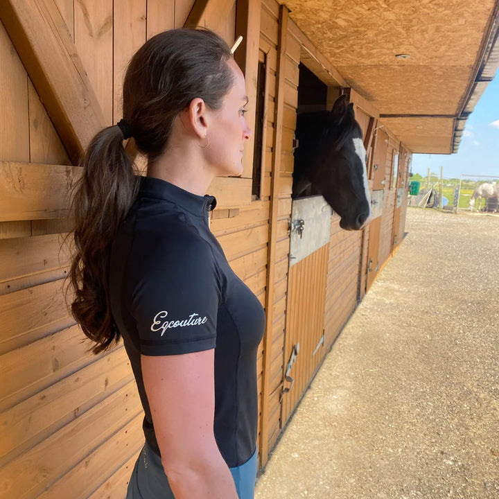 Eqcouture Short Sleeve Equestrian Technical Base Layer
