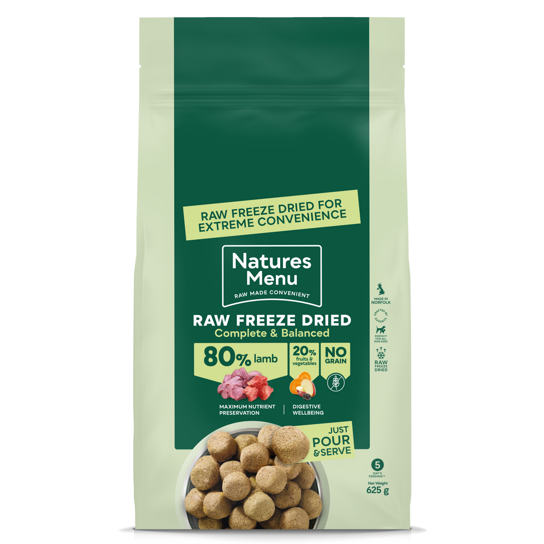 Natures Menu 80% Lamb Freeze Dried Nuggets