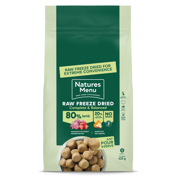 Natures Menu 80% Lamb Freeze Dried Nuggets