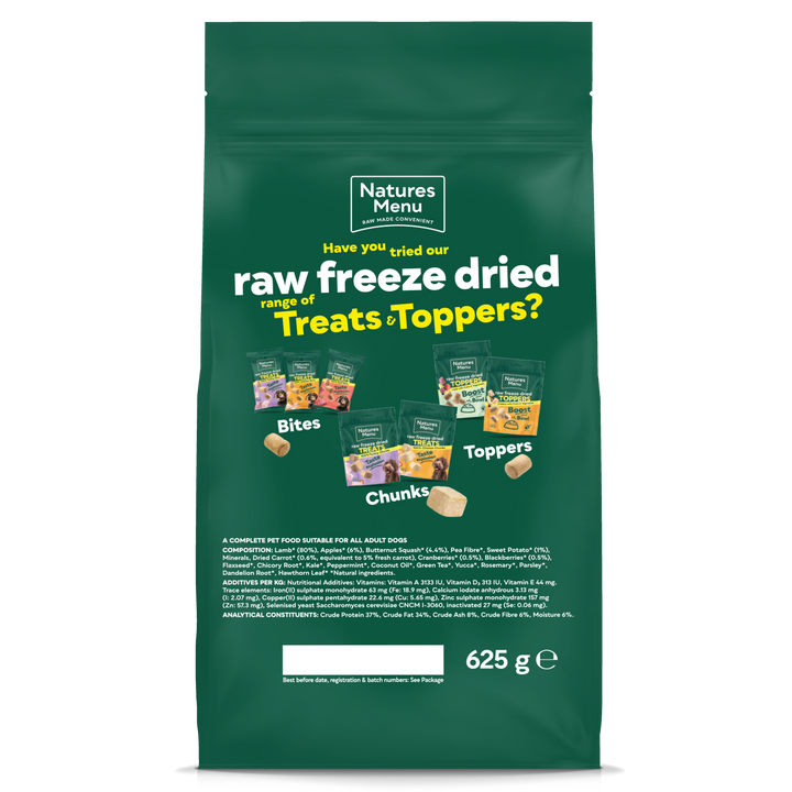 Natures Menu 80% Lamb Freeze Dried Nuggets
