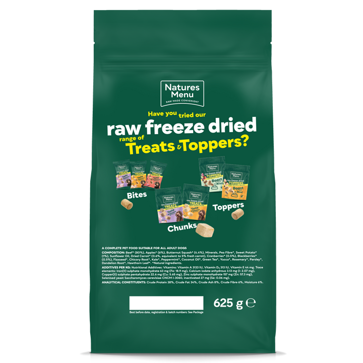 Natures Menu 80% Beef Freeze Dried Nuggets