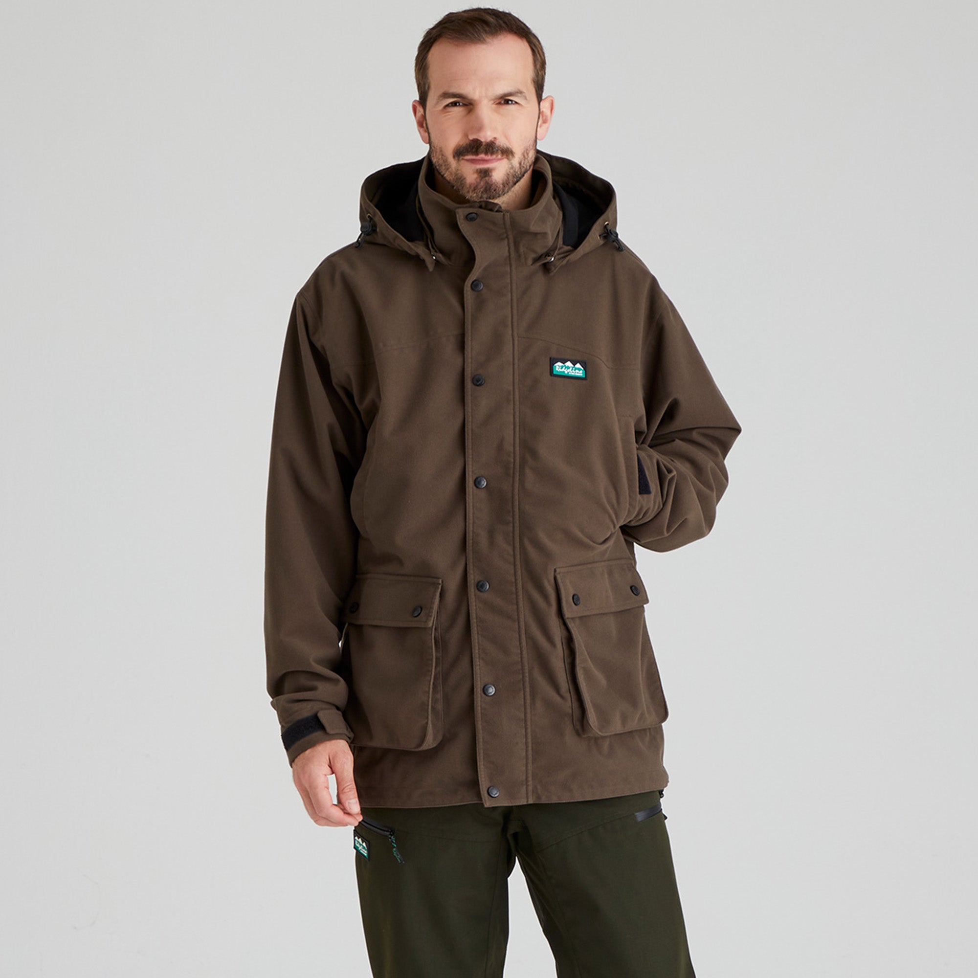 Ridgeline Mens Torrent III Jacket - Bark | Millbry Hill