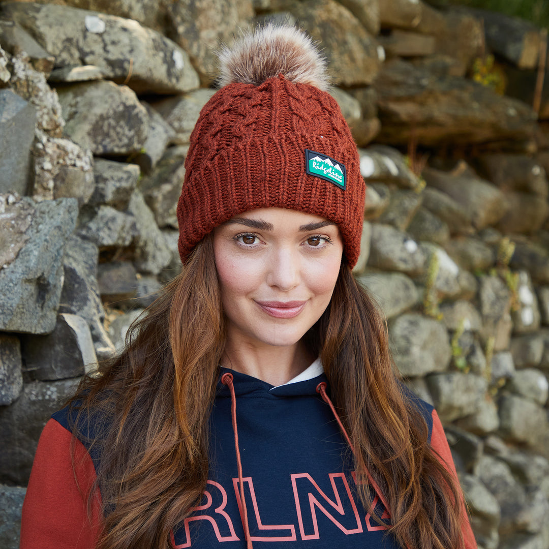 Ridgeline Nordic Fleck Bobble Hat