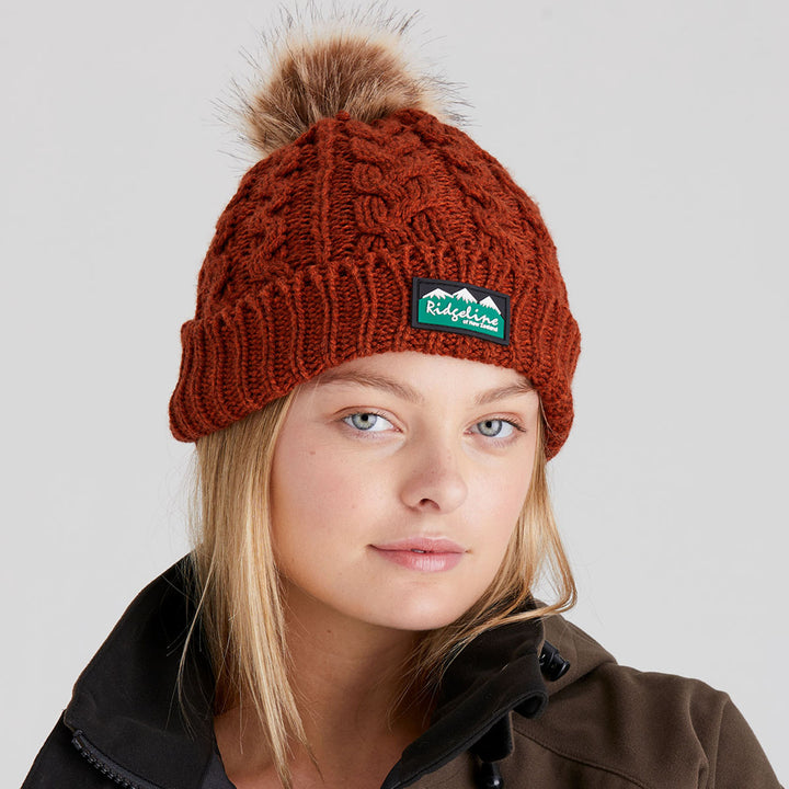 Ridgeline Nordic Fleck Bobble Hat