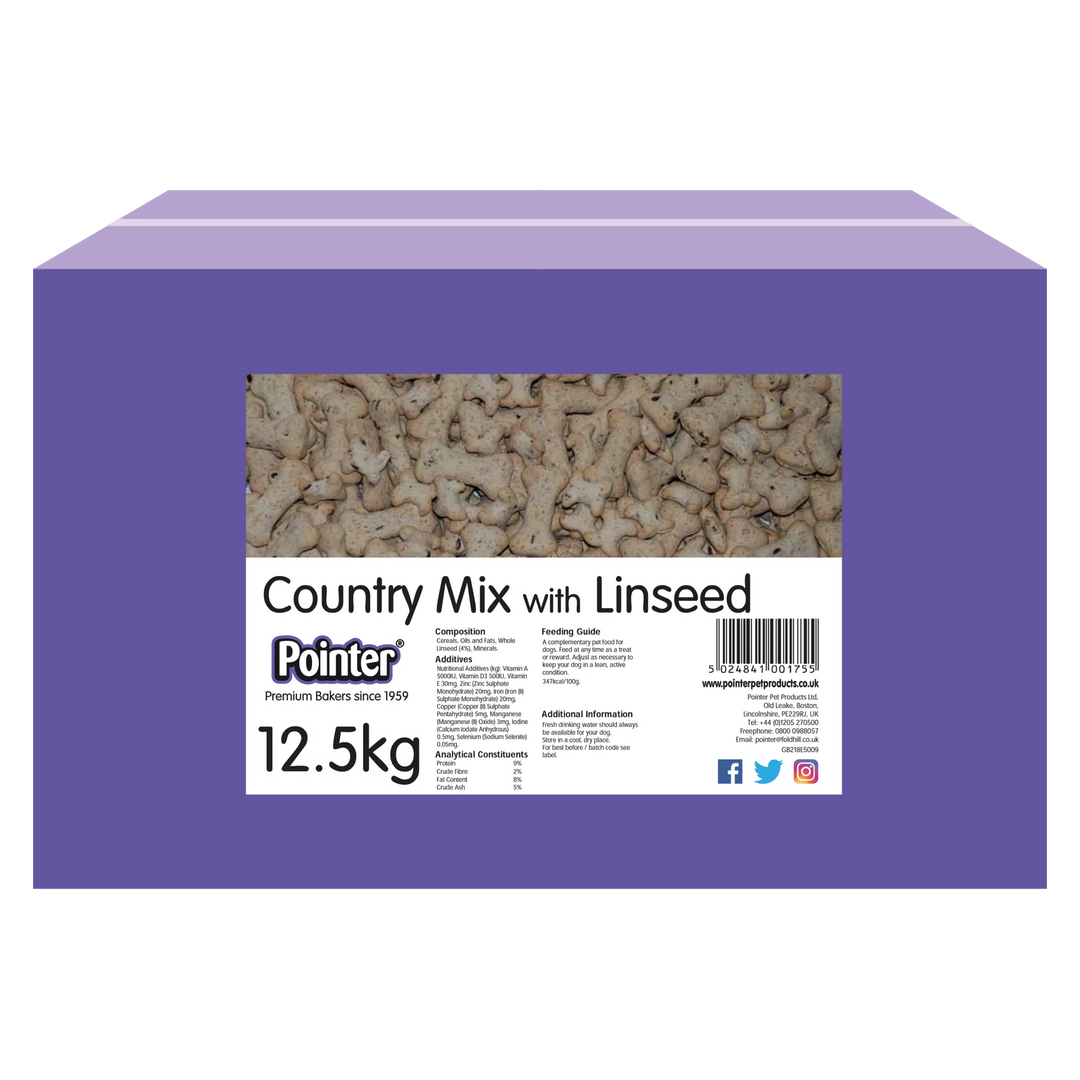 Pointer Country Mix Dog Treat Biscuits 12.5kg