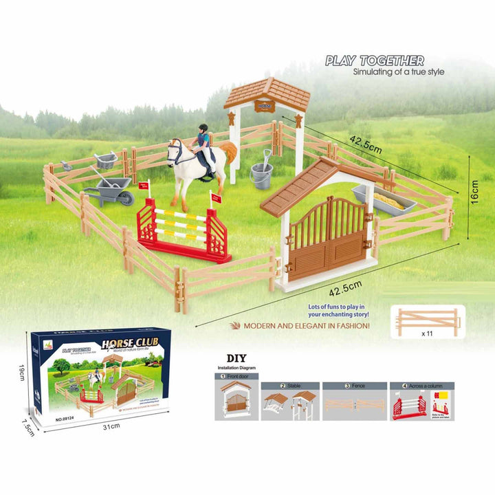Platinum Toy Horse Equestrian Scene Set