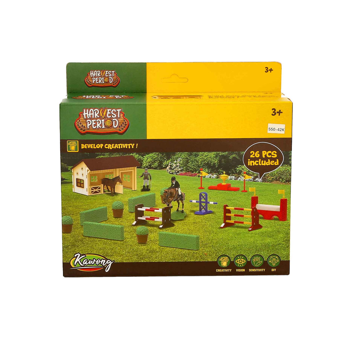 Platinum Toy Horse Stable Set