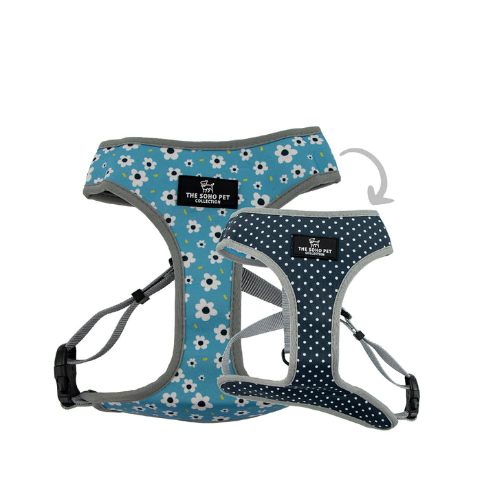 Ancol Daisy & Polka Dot Reversible Harness