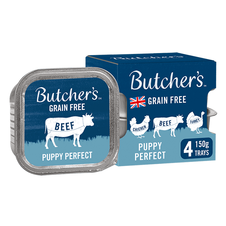 Butchers Puppy Perfect Grain Free Wet Food (4 x 150g Trays)
