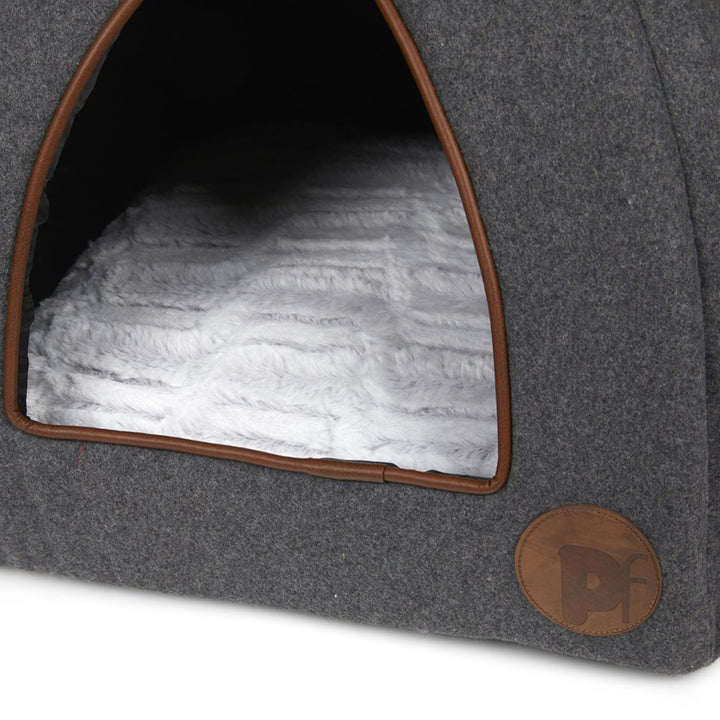 PetFace Felt Igloo Cat Bed