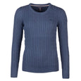 Rydale Ladies Emma V Neck Cable Knit Jumper