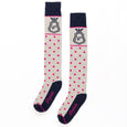 Rydale Ladies Polka Dot Knee Length Riding Socks