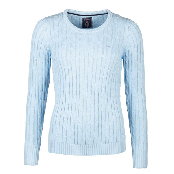 Rydale Ladies Emma Crew Neck Cable Knit Jumper
