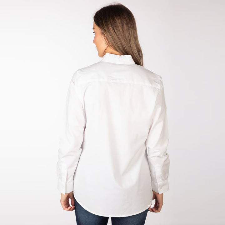 Rydale Ladies Ivy Oxford Ruffled Shirt
