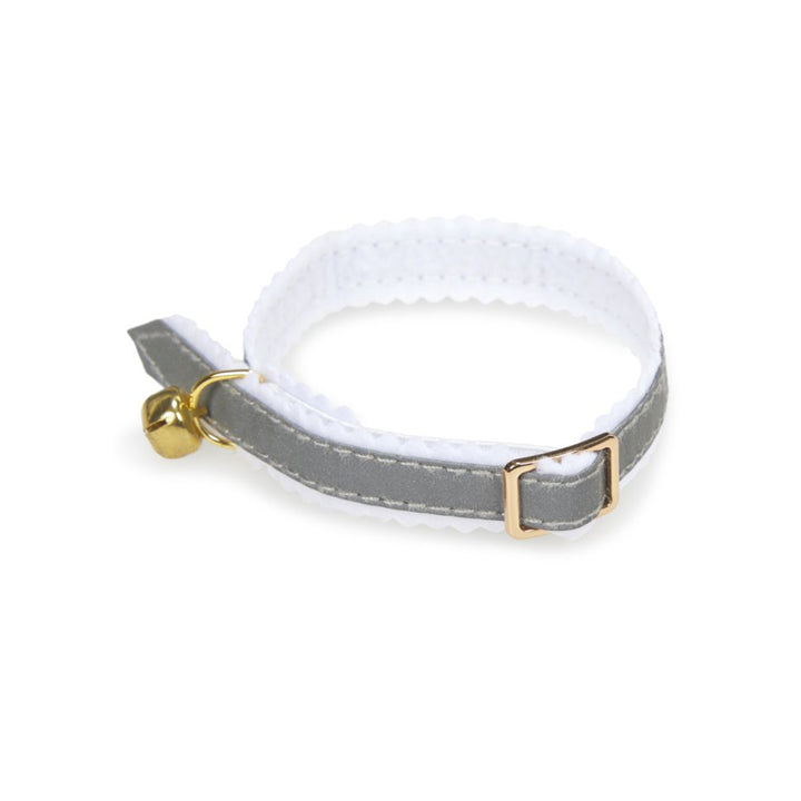 PetFace Silver Reflective Cat Collar