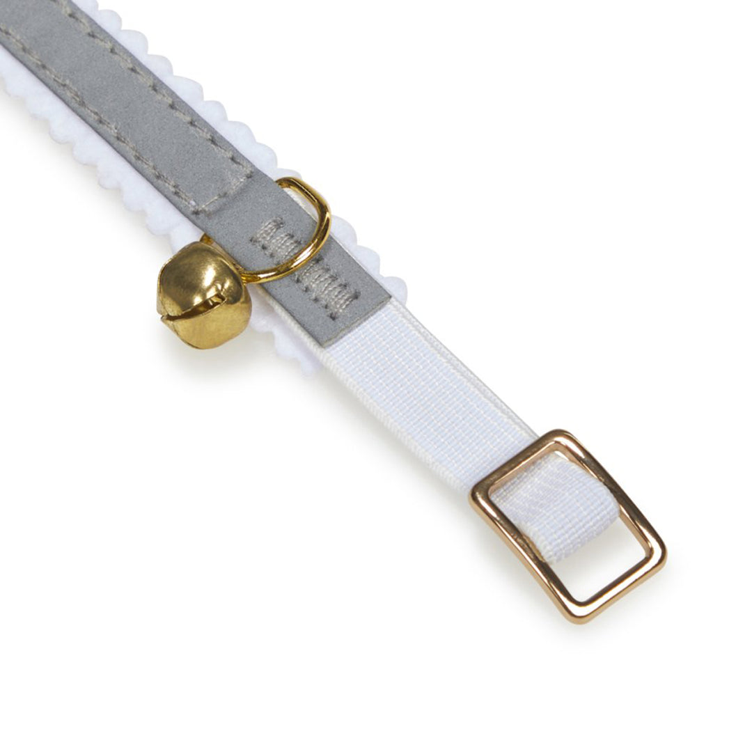 PetFace Silver Reflective Cat Collar