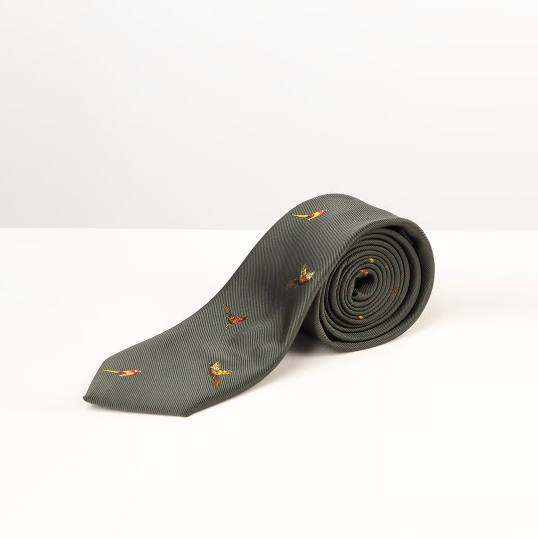 Rydale Mens Danby Flying Multi Pheasant Shooting Tie