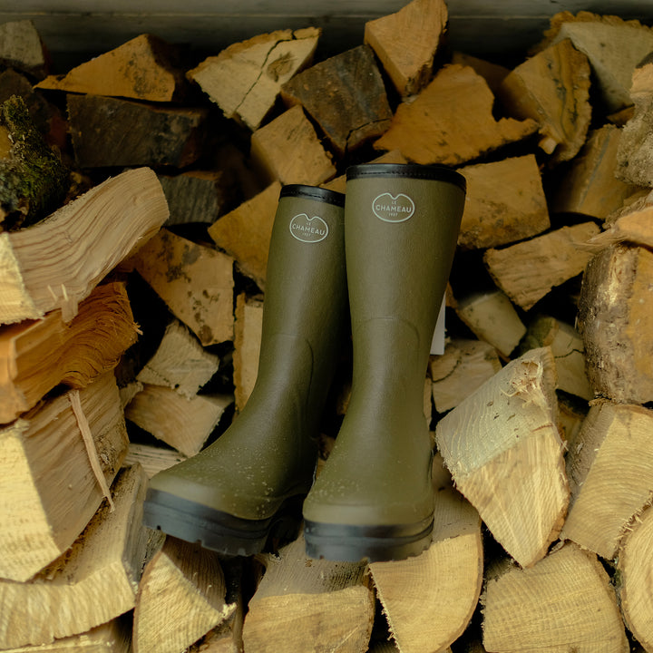 Le Chameau Ladies Giverny Wool Lined Bottillon Wellies